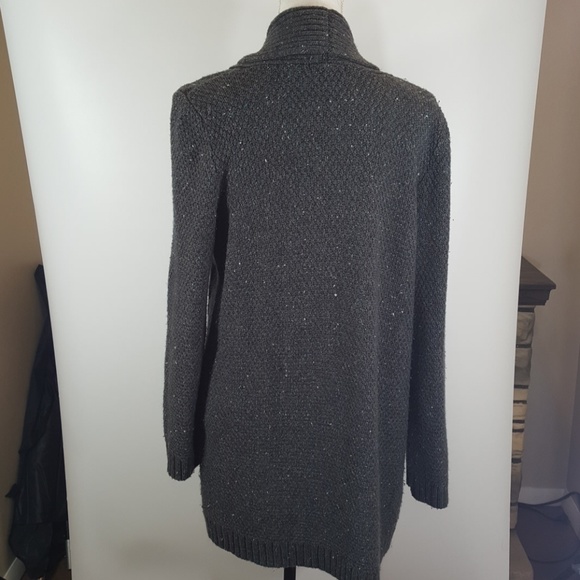 Laura Scott Beautiful long gray sweater NWOT - Picture 2 of 3
